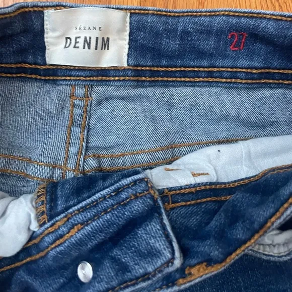 Sezane Blue Denim Jeans