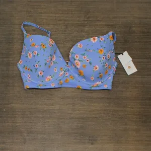 Shade & Shore Women's Lightly Lined Ring Front Bikini Top 76578913