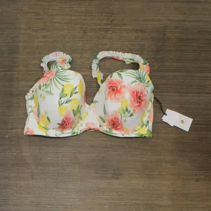 Shade & Shore Women's Lightly Lined Ruffle Strap Bikini Top 78785884 White 36DD