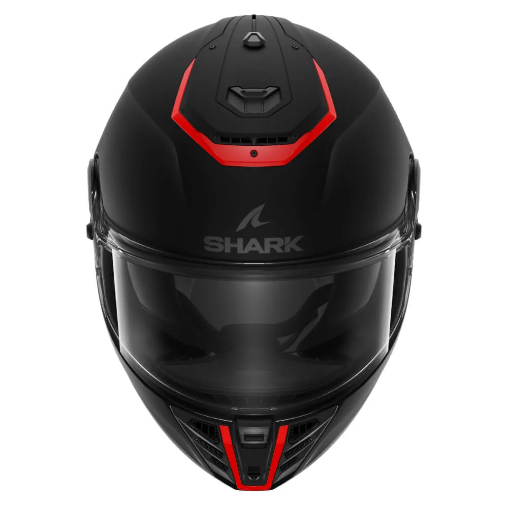 Shark Spartan RS Helmet Blank Matt Black / Red
