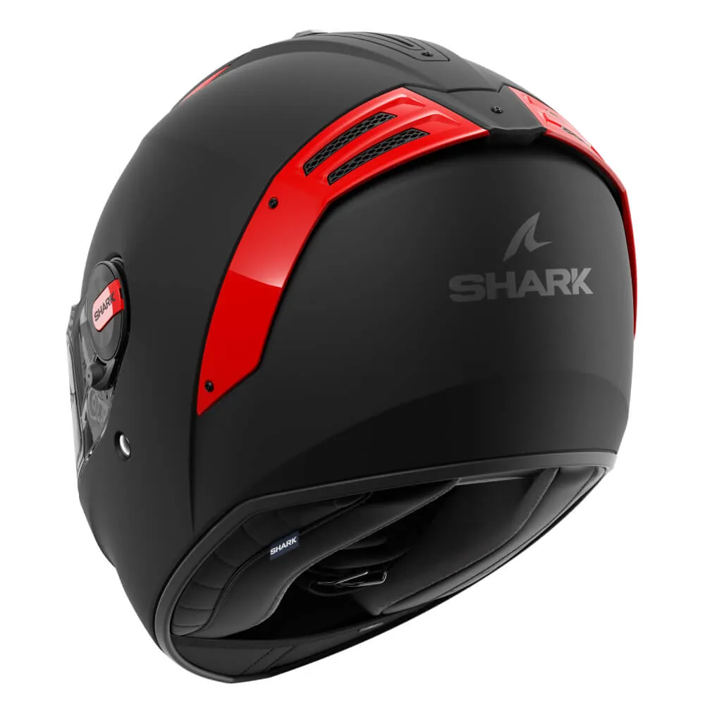 Shark Spartan RS Helmet Blank Matt Black / Red