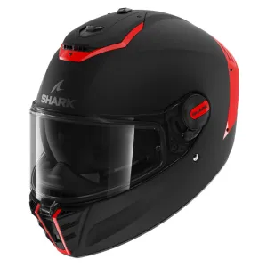 Shark Spartan RS Helmet Blank Matt Black / Red