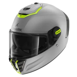 Shark Spartan RS Helmet Blank Matt Silver / Yellow