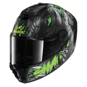 Shark Spartan RS Helmet Shaytan Black / Green / Anthracite