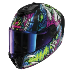 Shark Spartan RS Helmet Shaytan Black / Green / Violet