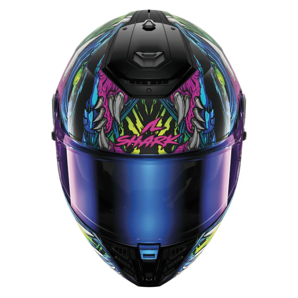 Shark Spartan RS Helmet Shaytan Black / Green / Violet