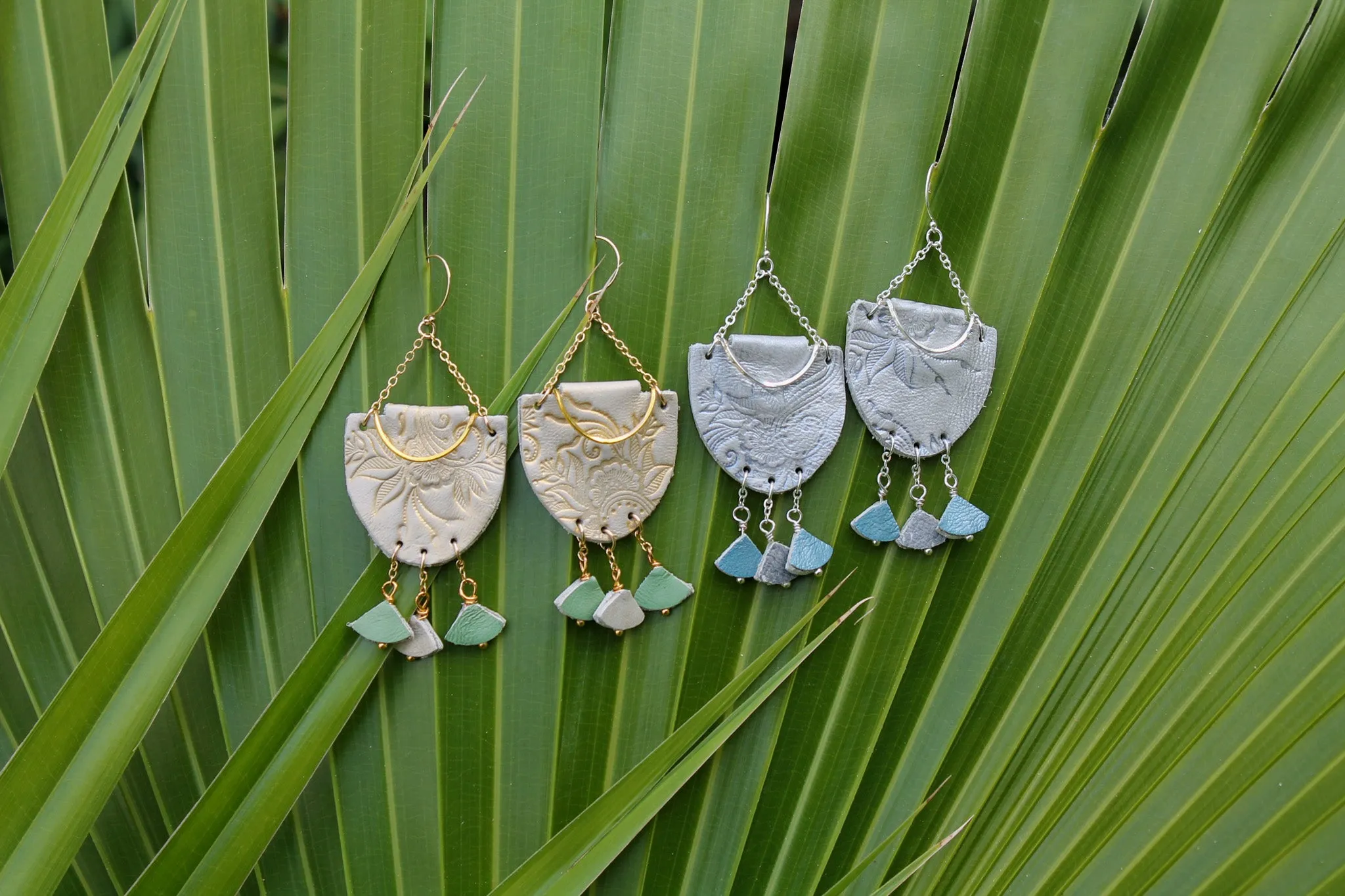 Shield Earring / Golden Elemental