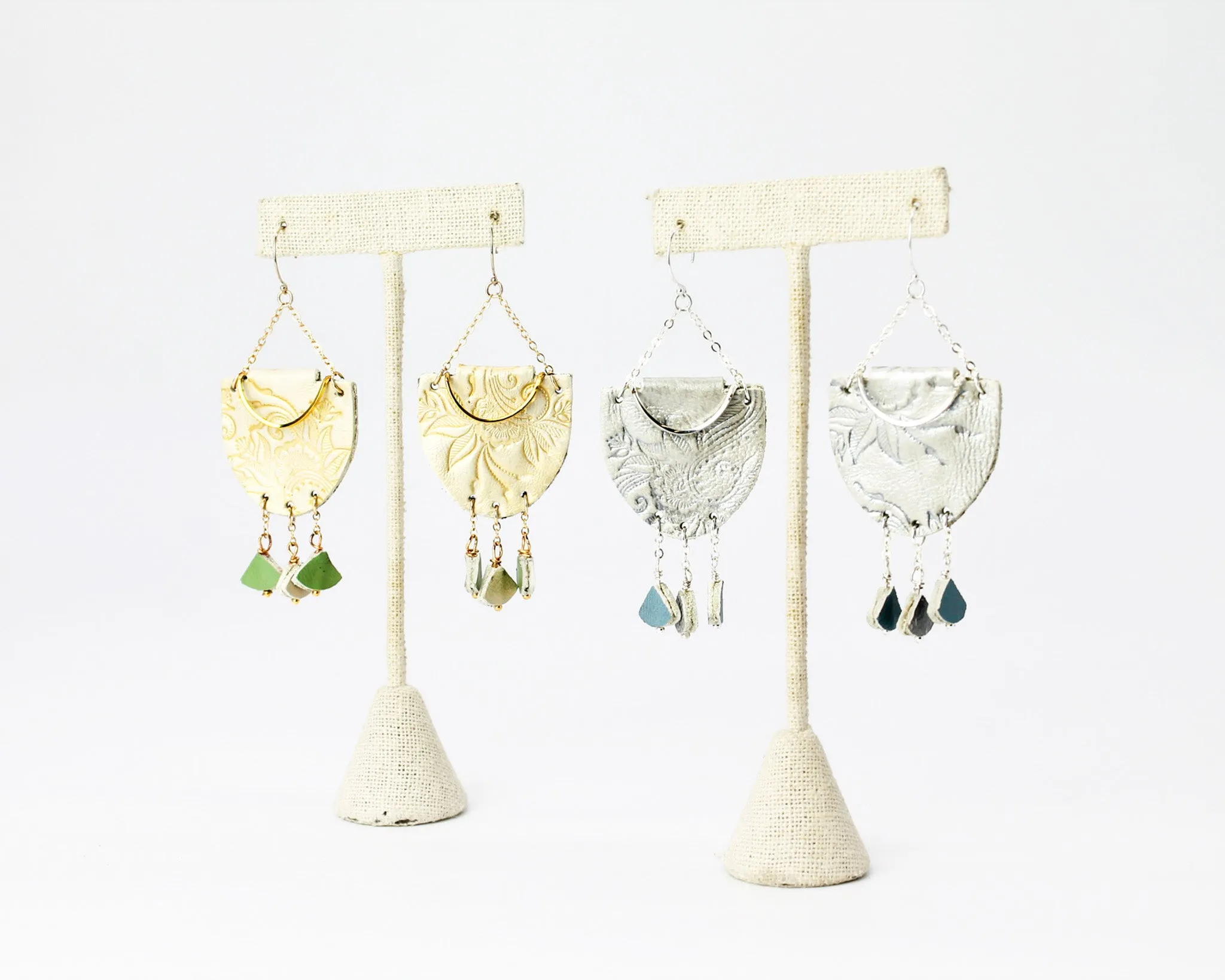 Shield Earring / Golden Elemental