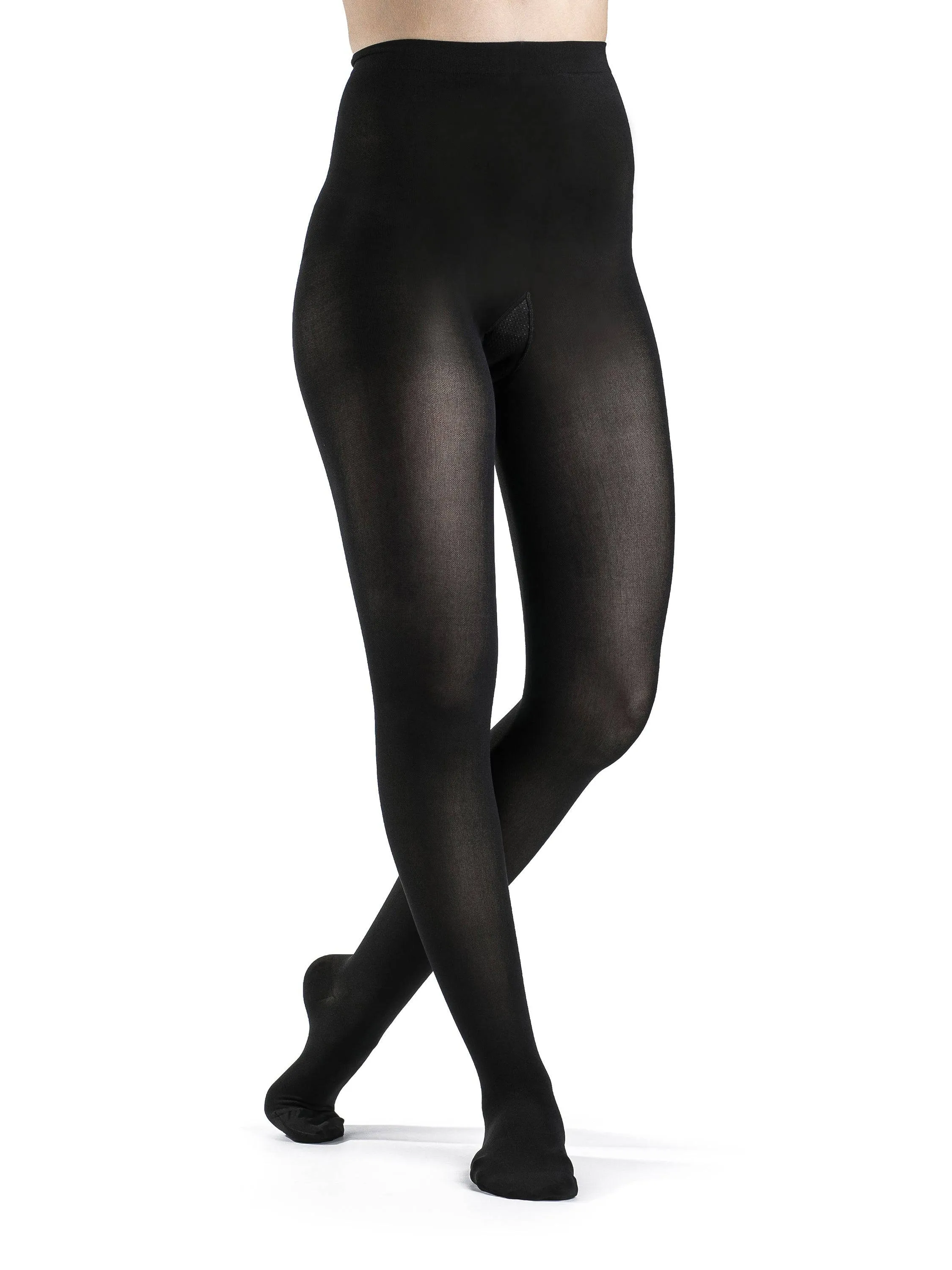 Sigvaris Soft Opaque (Formerly 840 Soft Opaque) Women's Pantyhose  15-20mmHg-Closed Toe