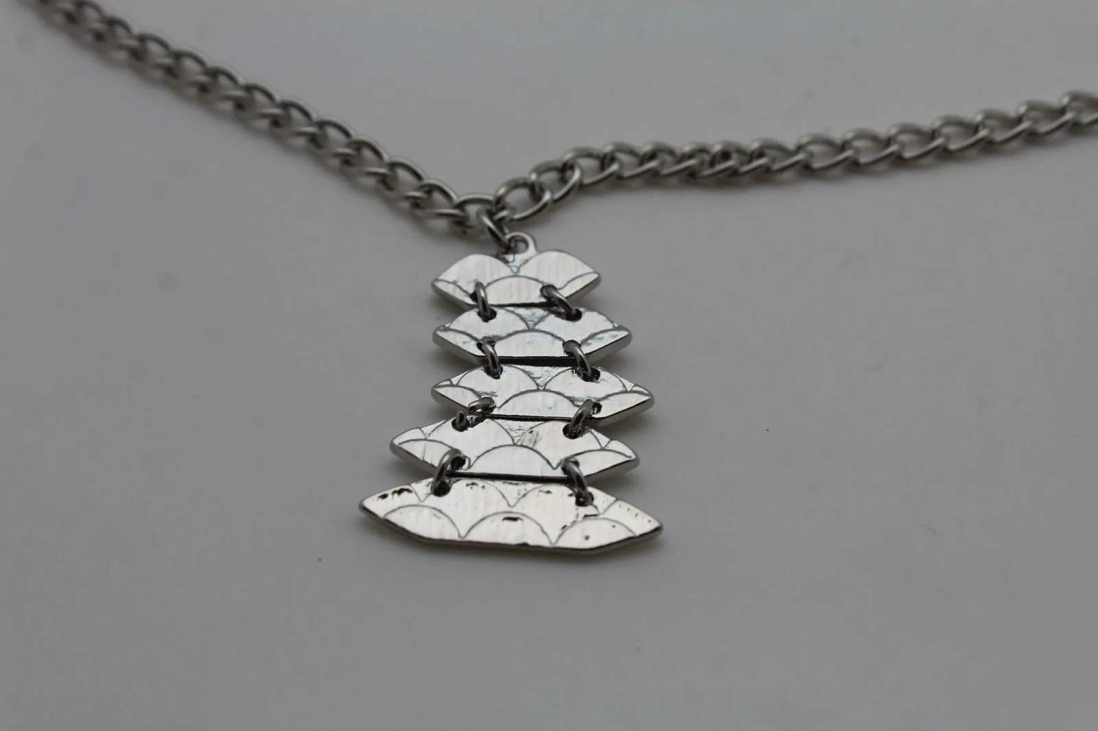 Silver Metal Boot Bracelet Chains Christmas Tree Bling Anklet Charm Heels Jewelry