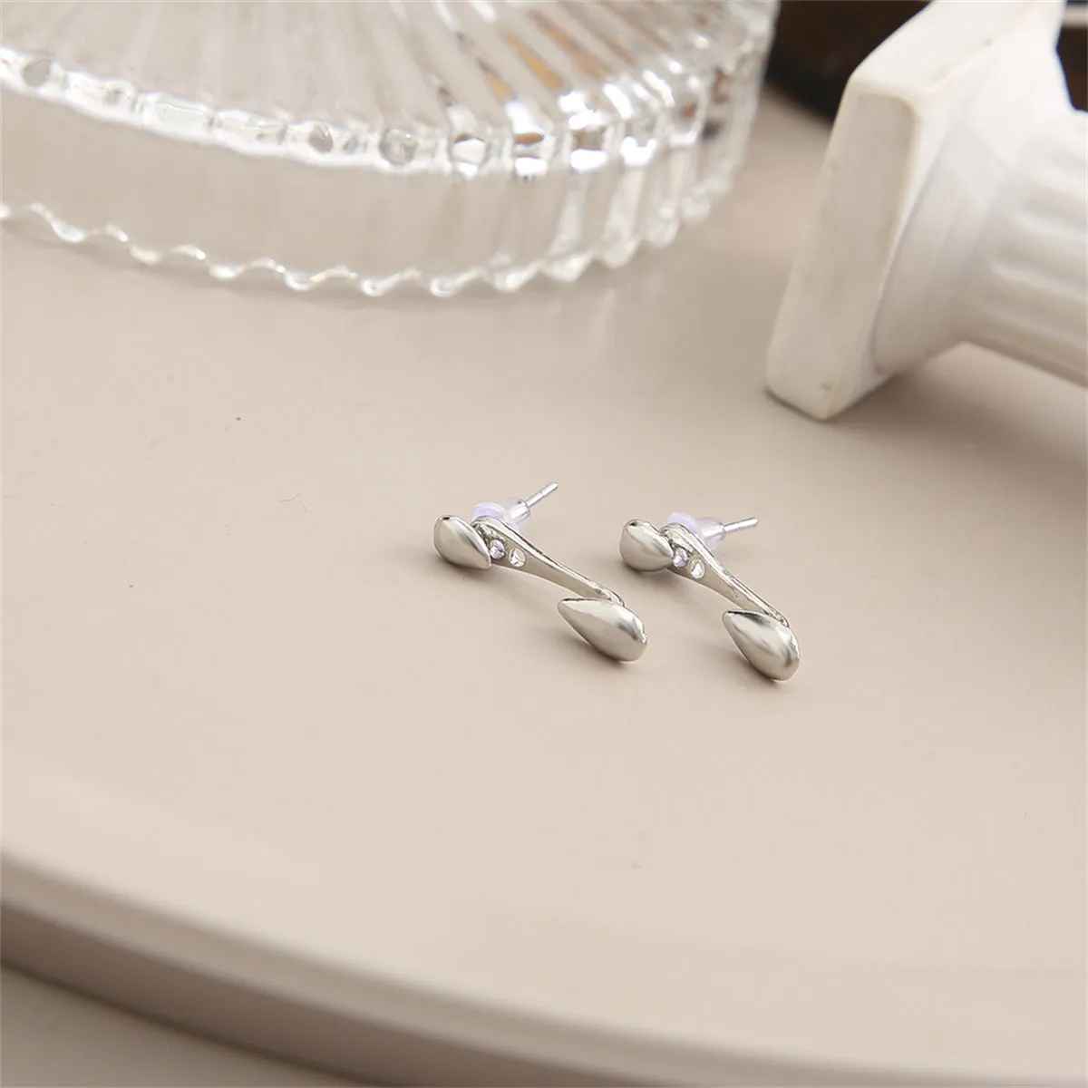 Silver-Plated Drop Ear Jackets