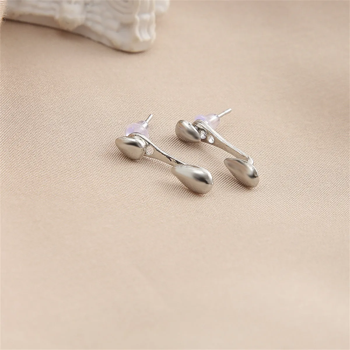 Silver-Plated Drop Ear Jackets