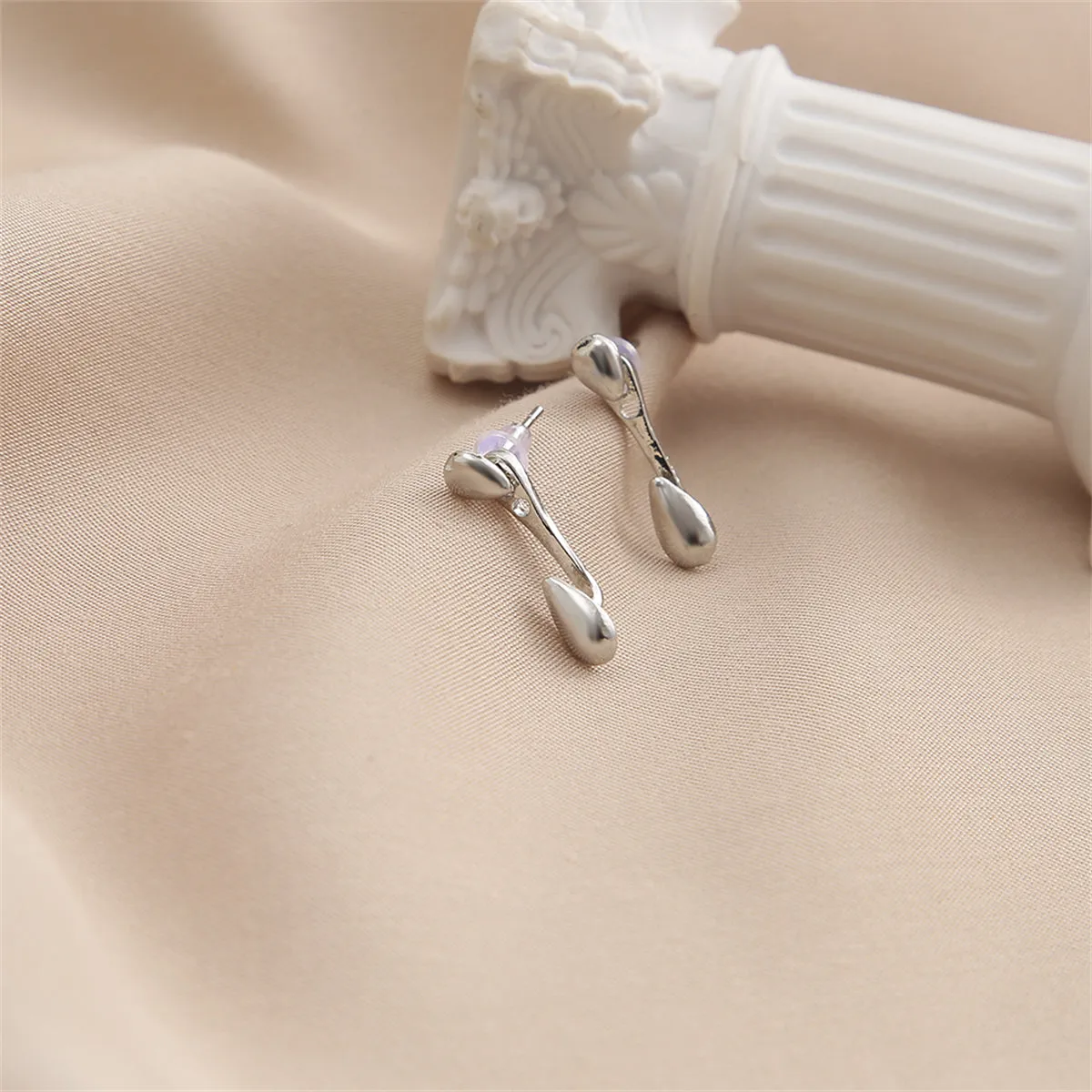 Silver-Plated Drop Ear Jackets
