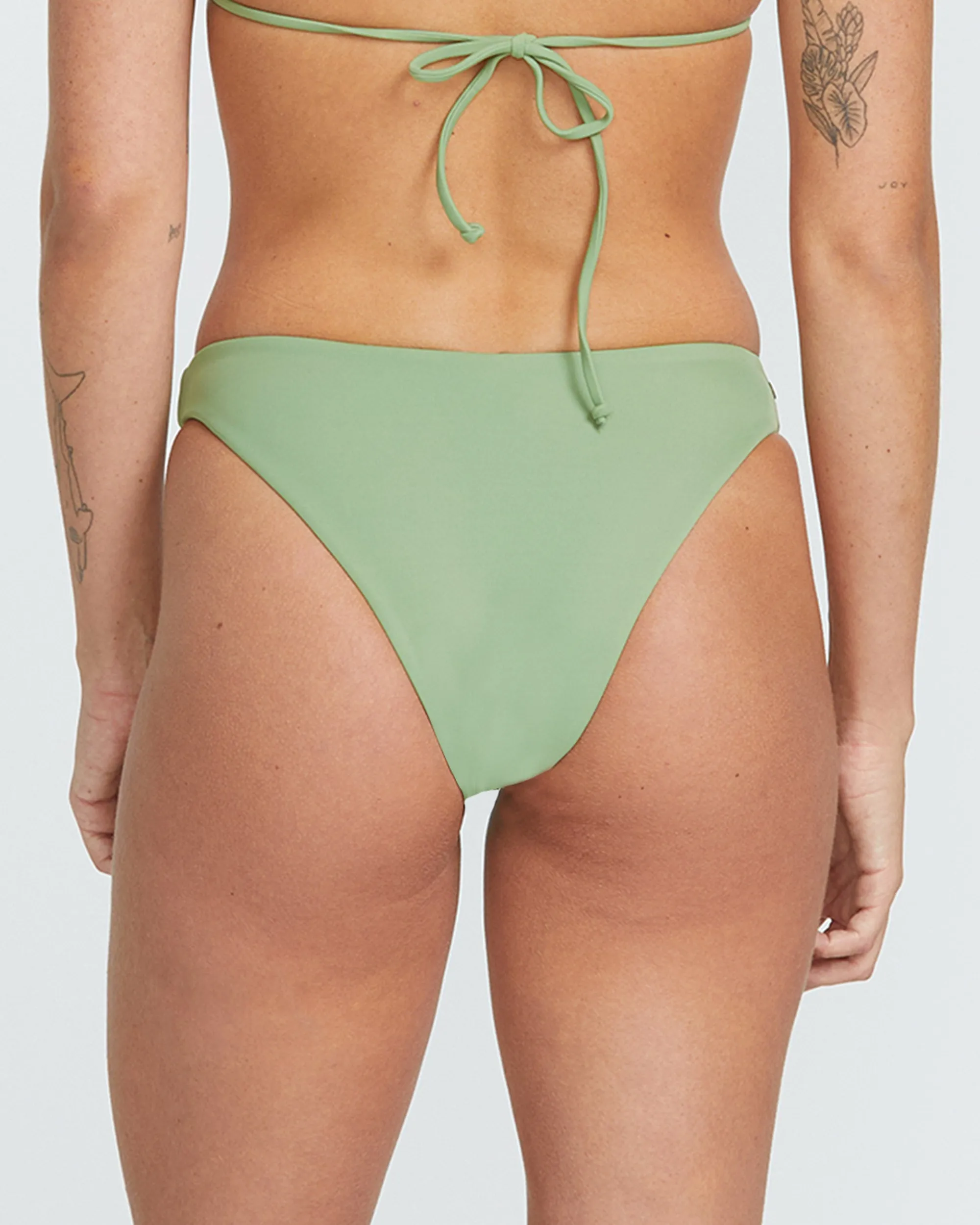 Simply Seamless Skimpy Bikini Bottom - GRASS GREEN