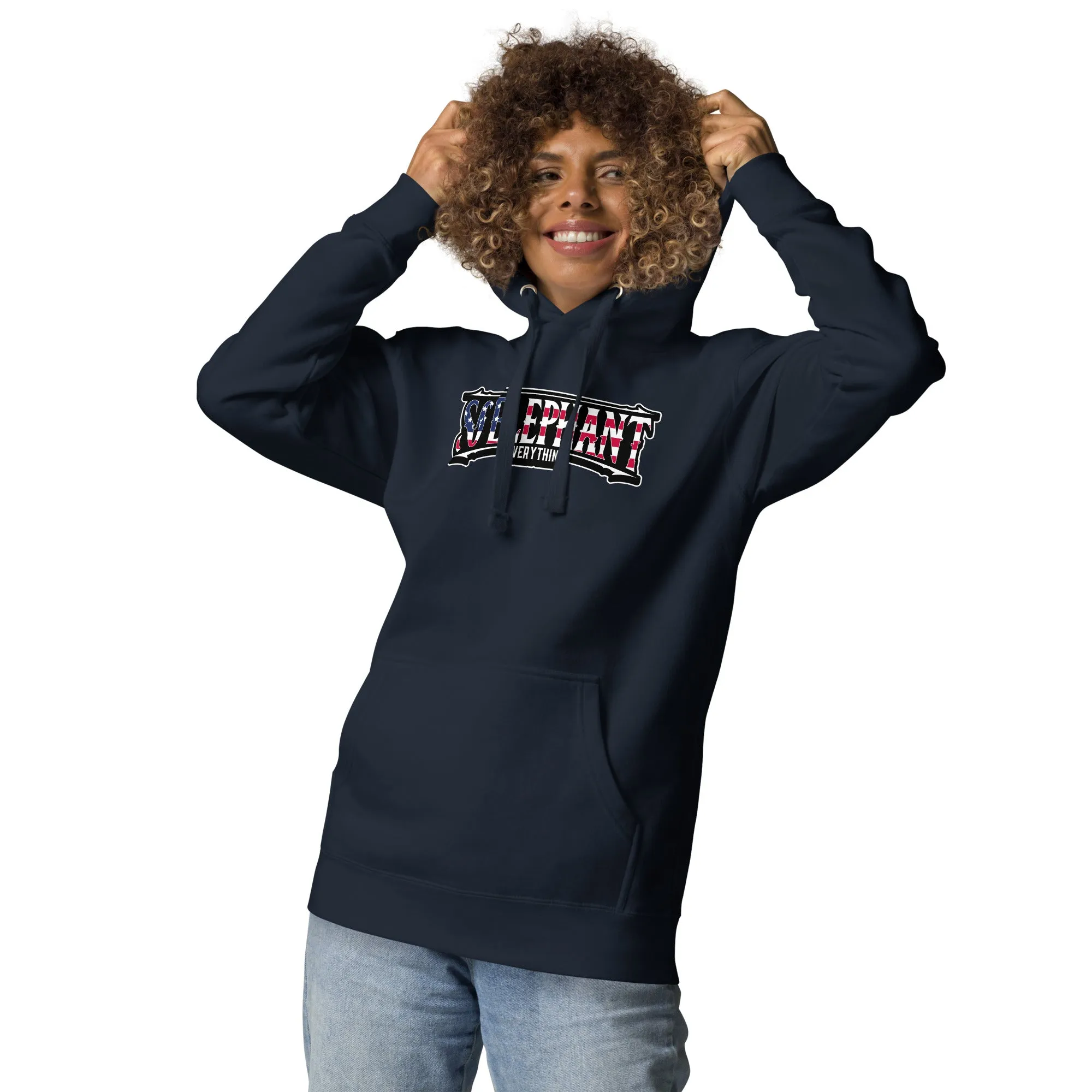 SO ELEPHANT "OLD GLORY" WOMEN'S HOODIE