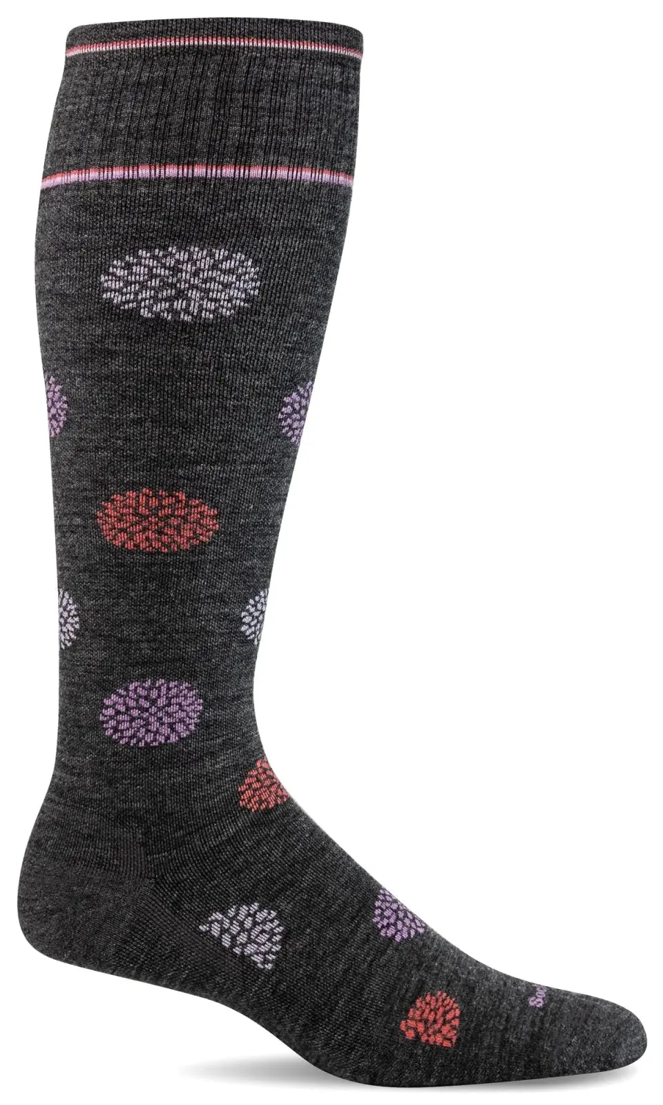 Sockwell Women's Full Bloom | Moderate Graduated Compression Socks | Wide Calf Fit, Style #SW130W