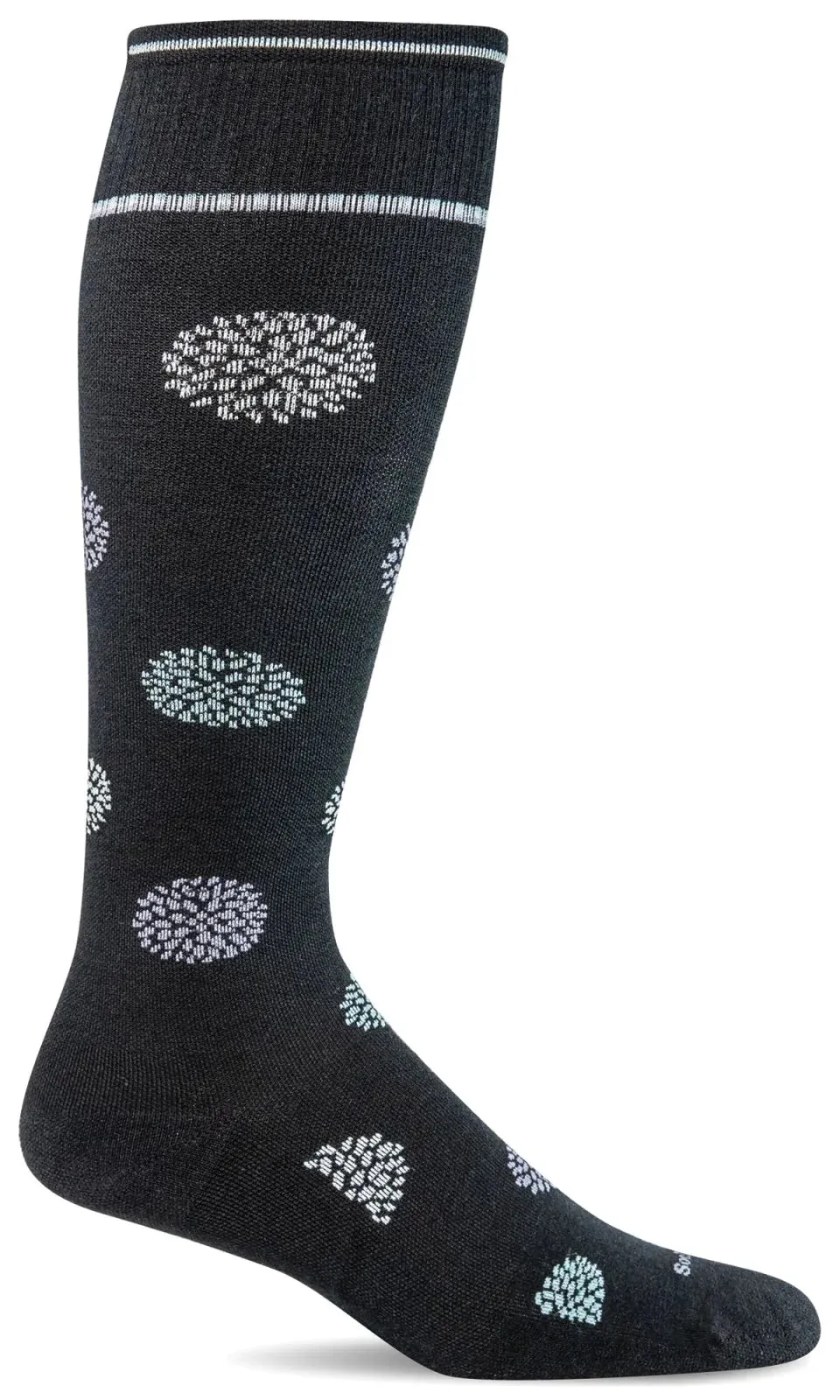 Sockwell Women's Full Bloom | Moderate Graduated Compression Socks | Wide Calf Fit, Style #SW130W