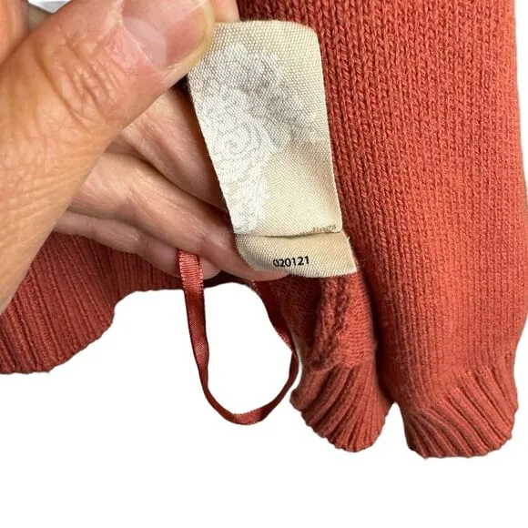 Soft Surroundings Women's Hollyhock Cropped Cardigan Open Front Sweater Size L