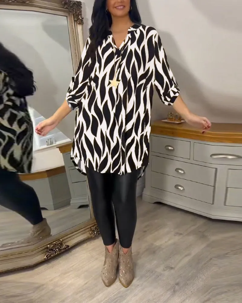 Sol® | Abstract Blouse