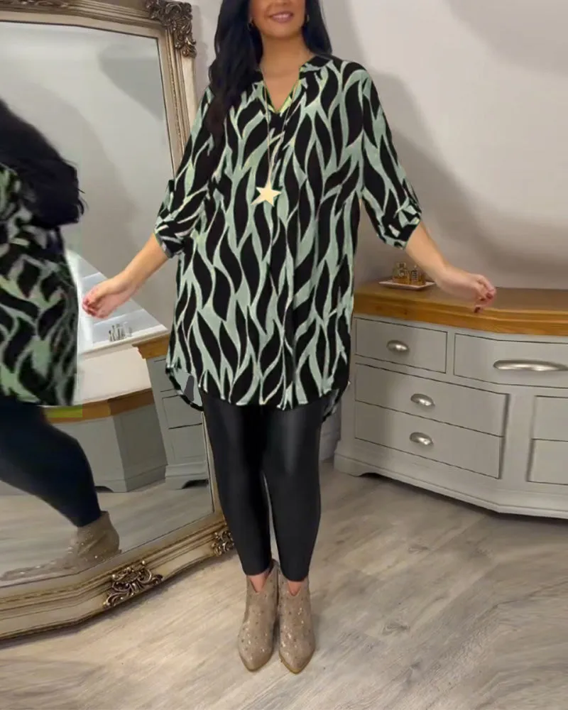 Sol® | Abstract Blouse