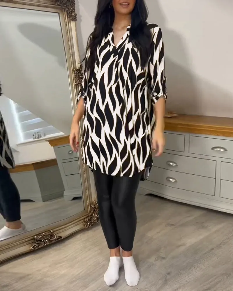 Sol® | Abstract Blouse