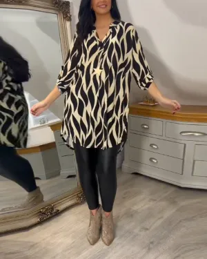 Sol® | Abstract Blouse