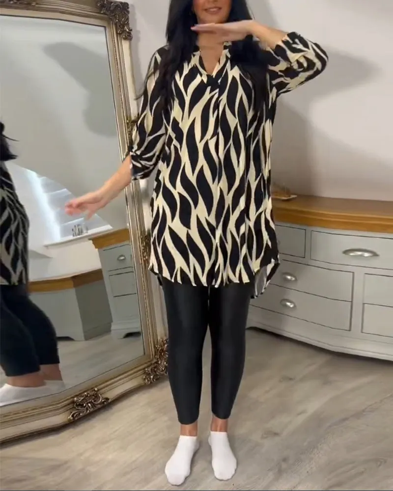 Sol® | Abstract Blouse