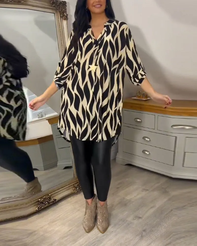 Sol® | Abstract Blouse