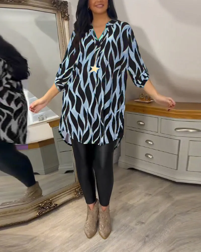 Sol® | Abstract Blouse