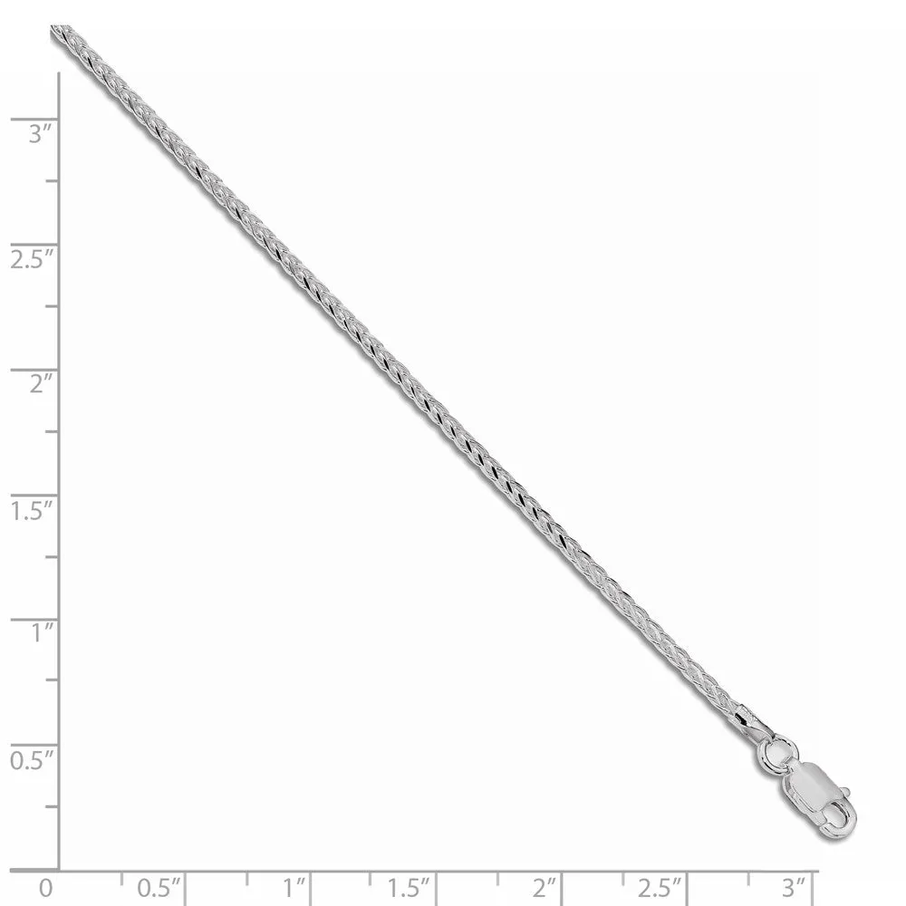 Sterling Silver 1.45mm Diamond-cut Round Spiga Chain