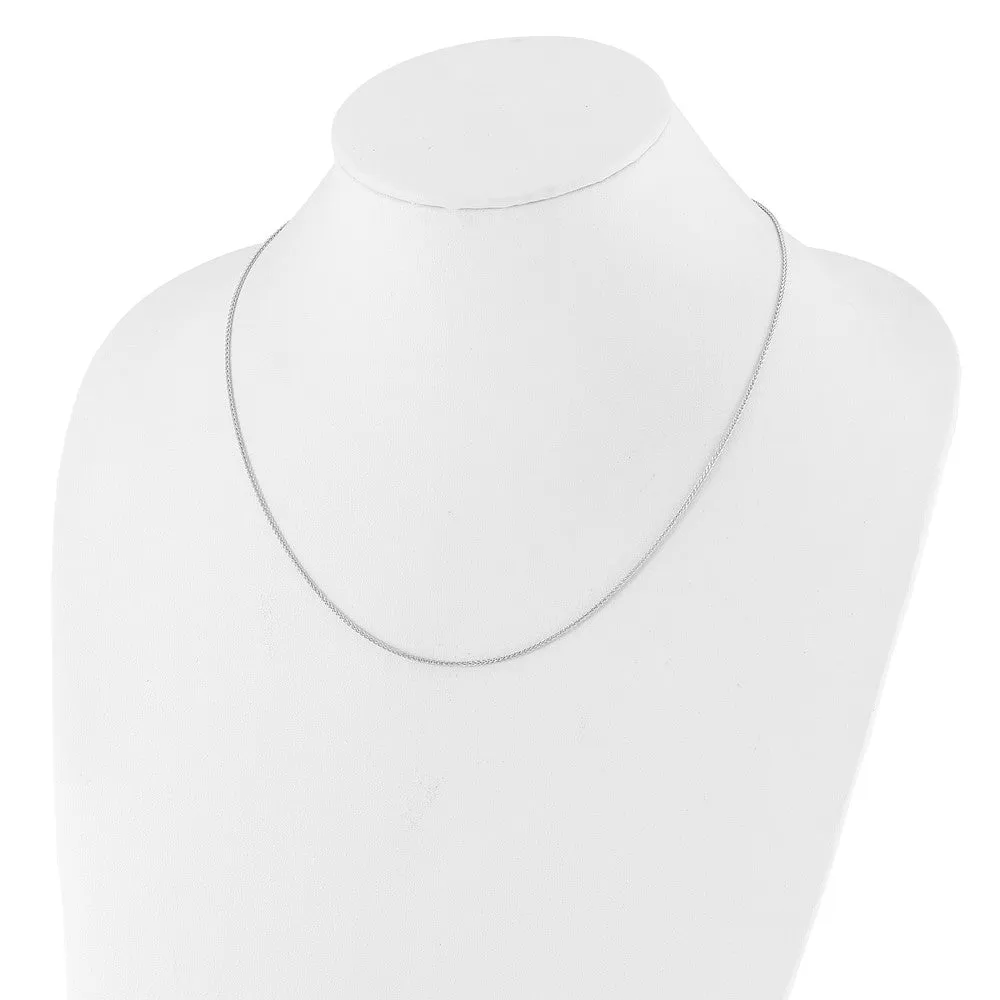 Sterling Silver Adjustable 1.3mm Spiga Chain