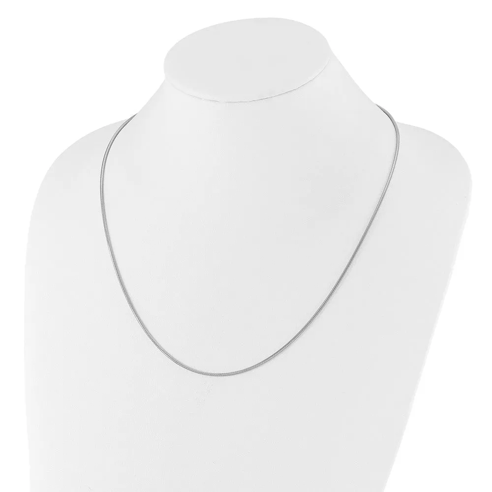 Sterling Silver Adjustable 1.6mm Snake Chain