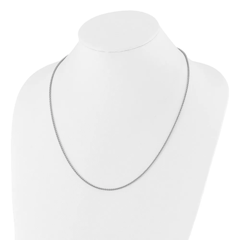 Sterling Silver Adjustable 1.9mm Spiga Chain