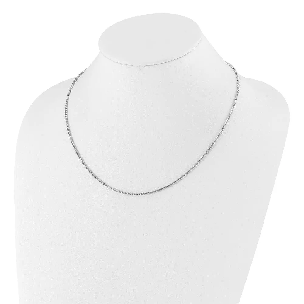 Sterling Silver Adjustable 1.9mm Spiga Chain