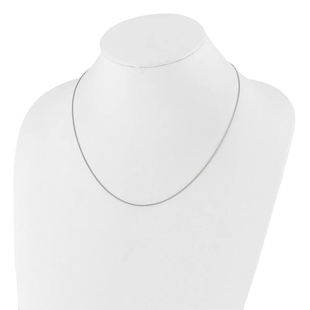 Sterling Silver Adjustable 1mm Spiga Chain