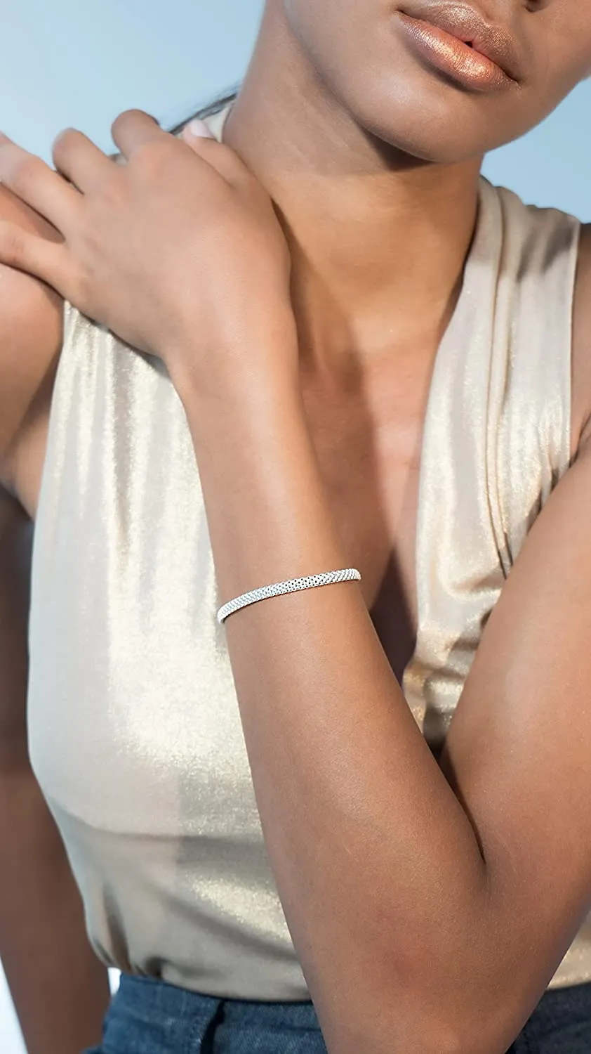 Sterling Silver Mesh Link Bracelet