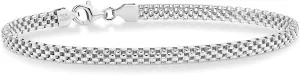 Sterling Silver Mesh Link Bracelet