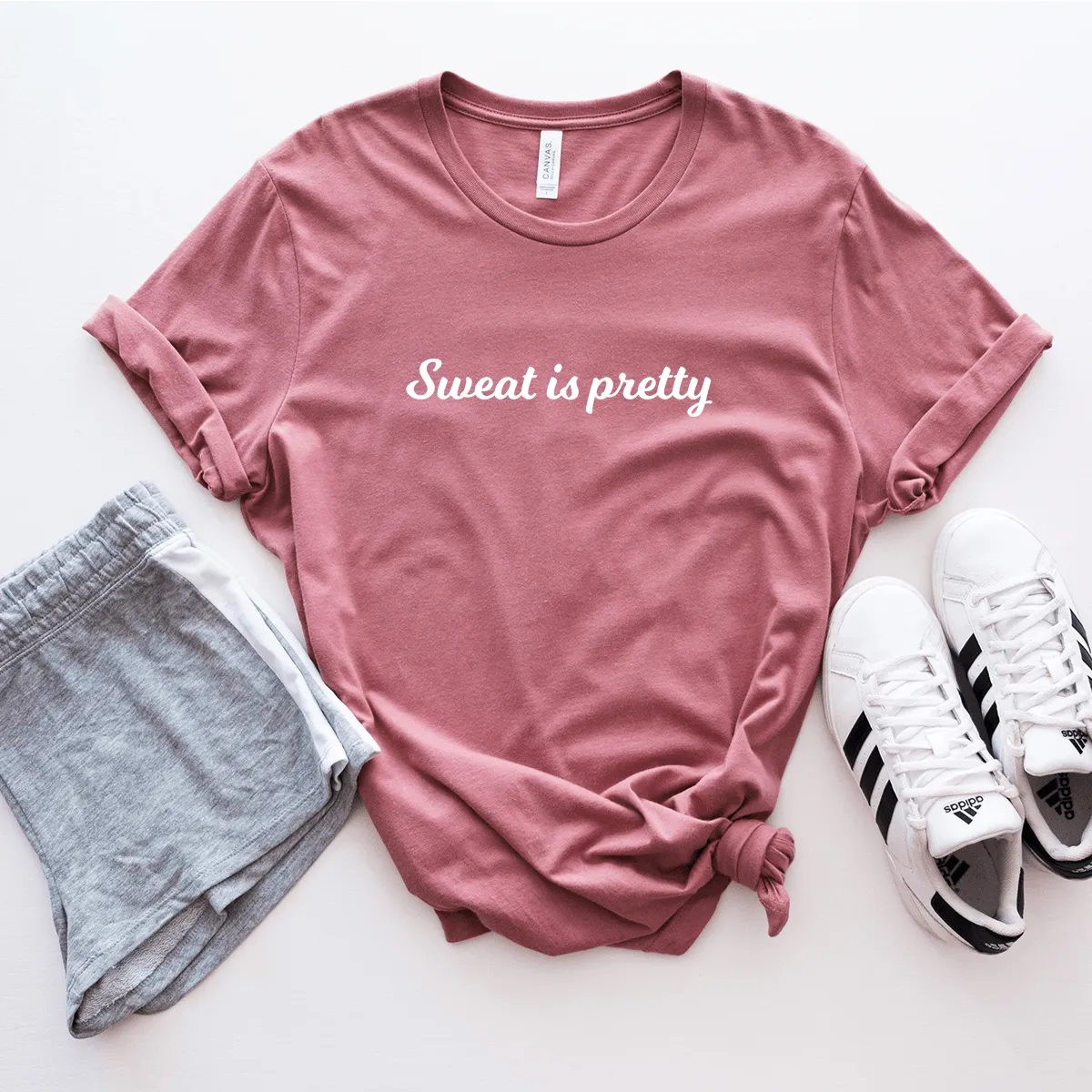 Sweat Is Pretty - Bella Canvas Tee