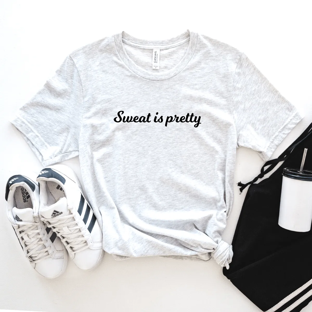 Sweat Is Pretty - Bella Canvas Tee