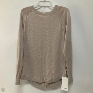 Sweater By Lululemon In Beige, Size: 10