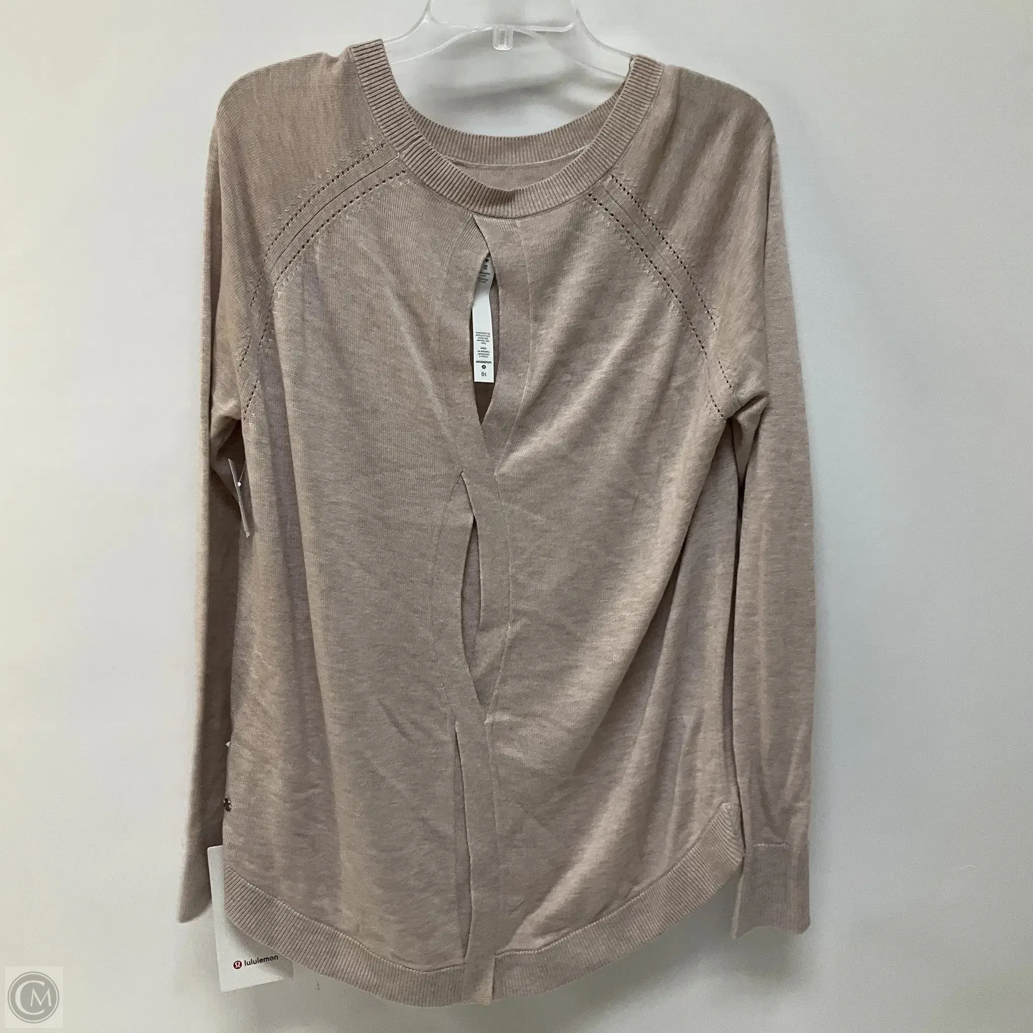 Sweater By Lululemon In Beige, Size: 10