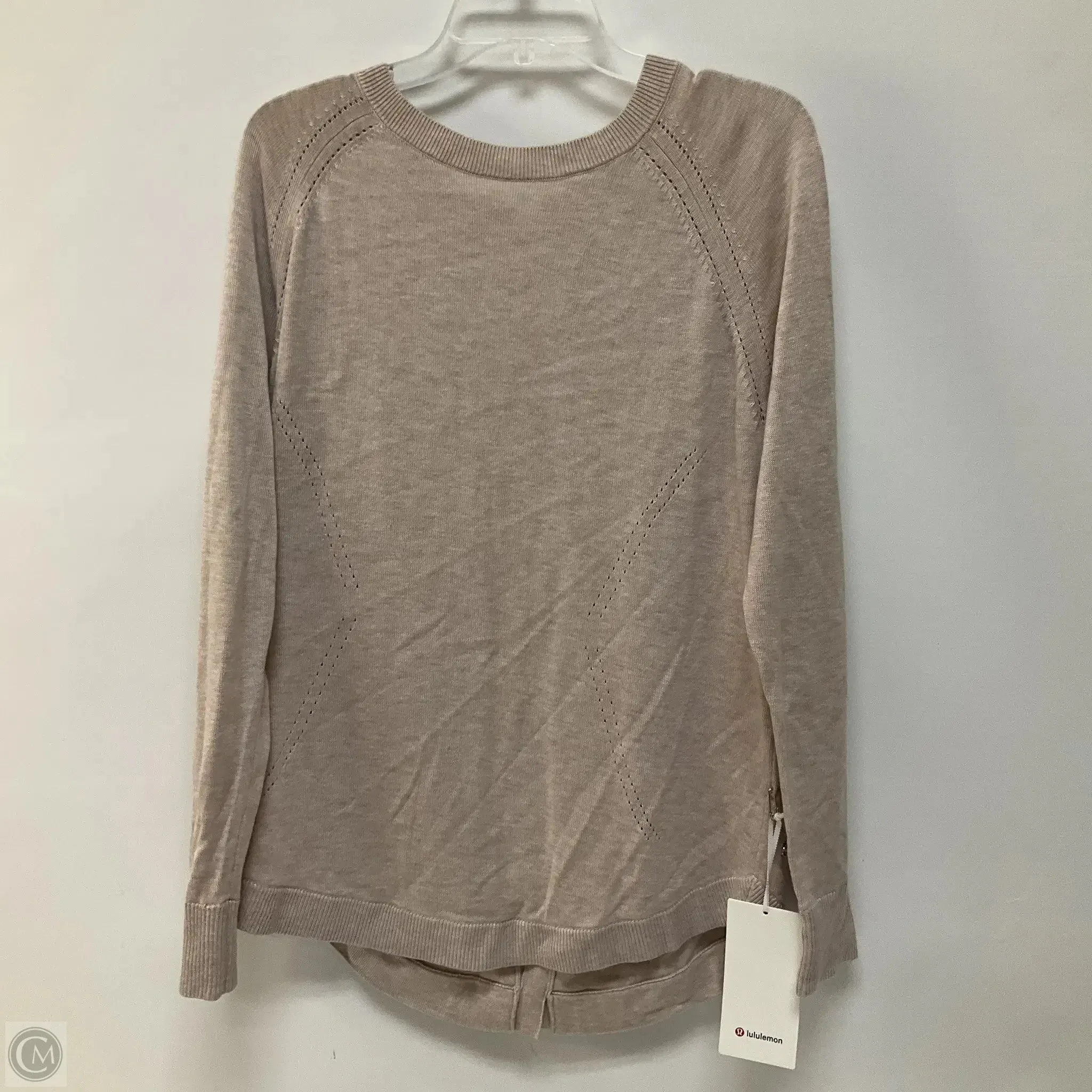 Sweater By Lululemon In Beige, Size: 10