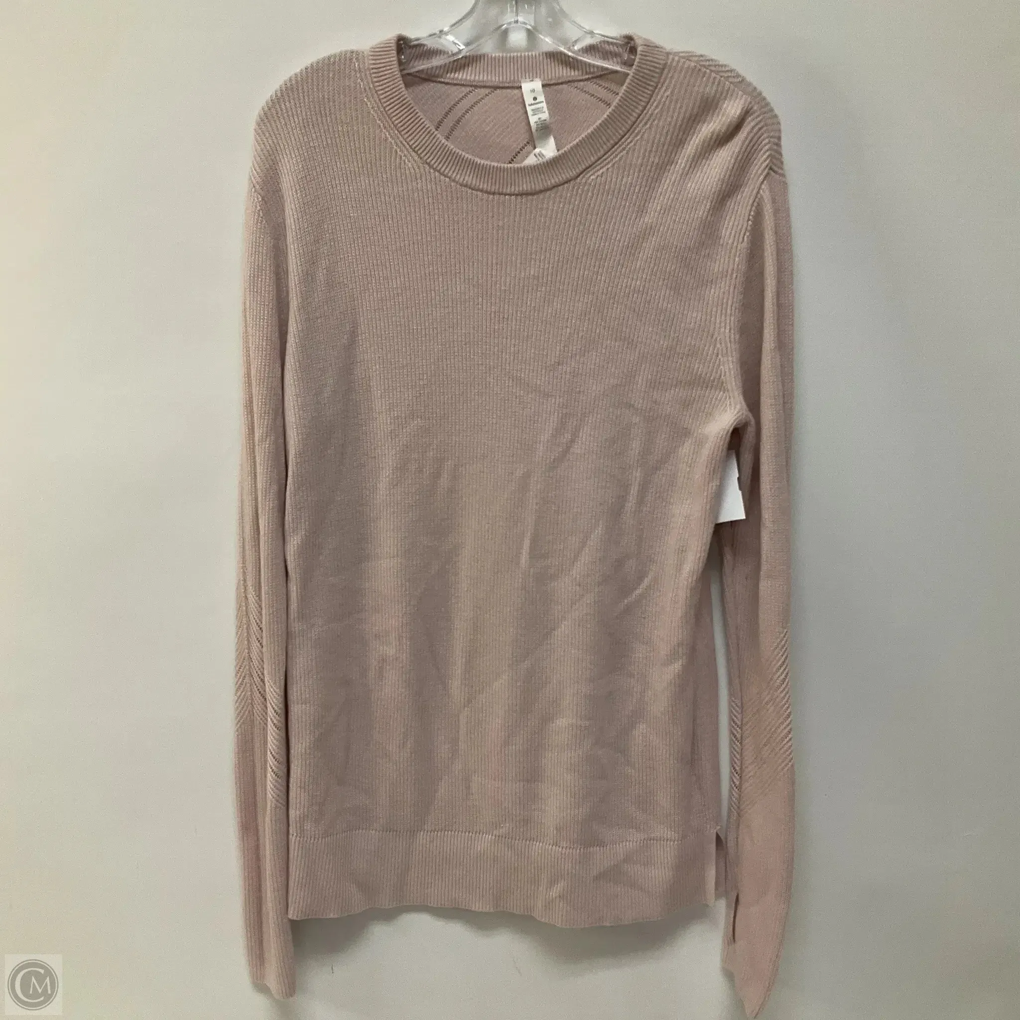 Sweater By Lululemon In Pink, Size: 10
