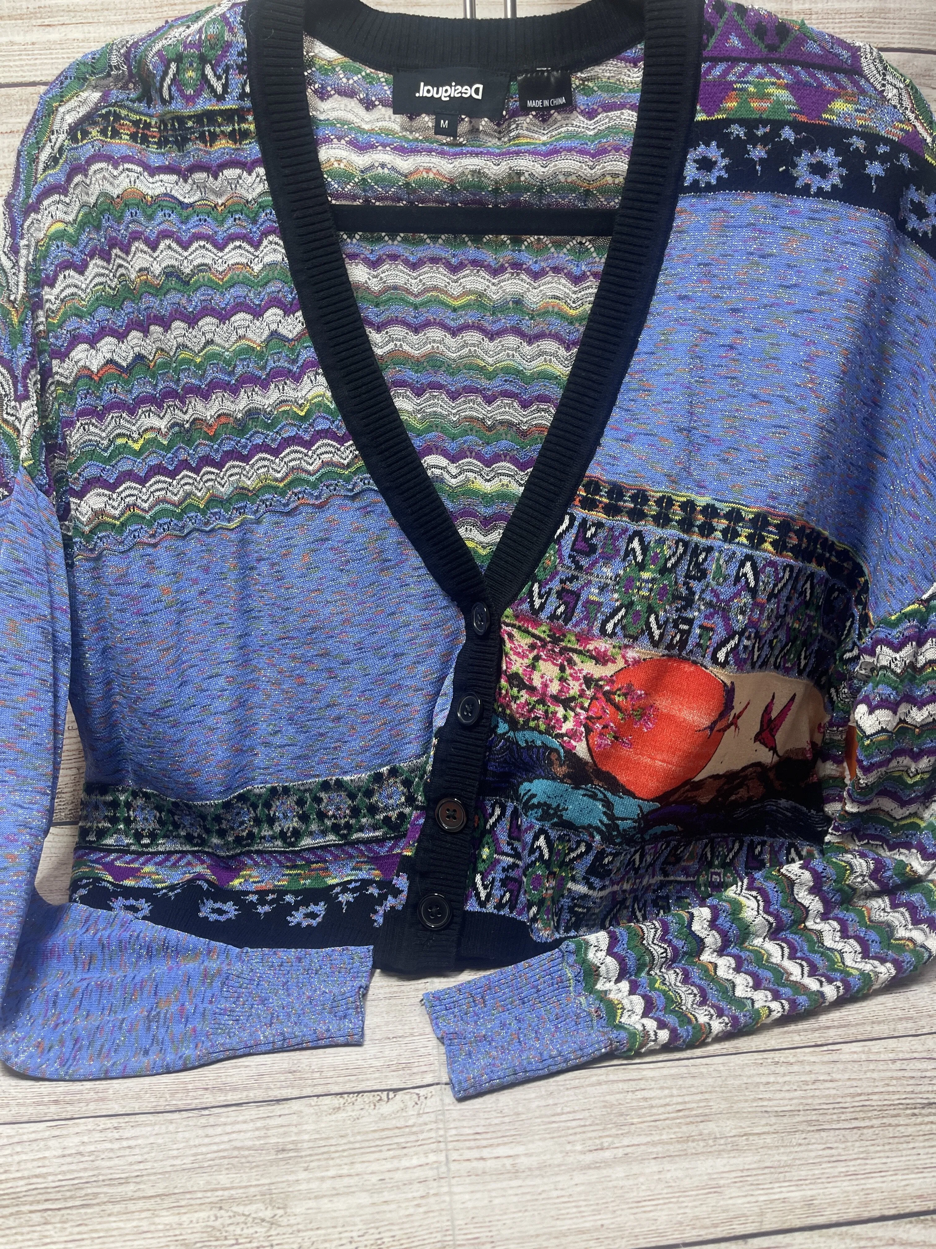 Sweater Cardigan By Desigual  Size: M