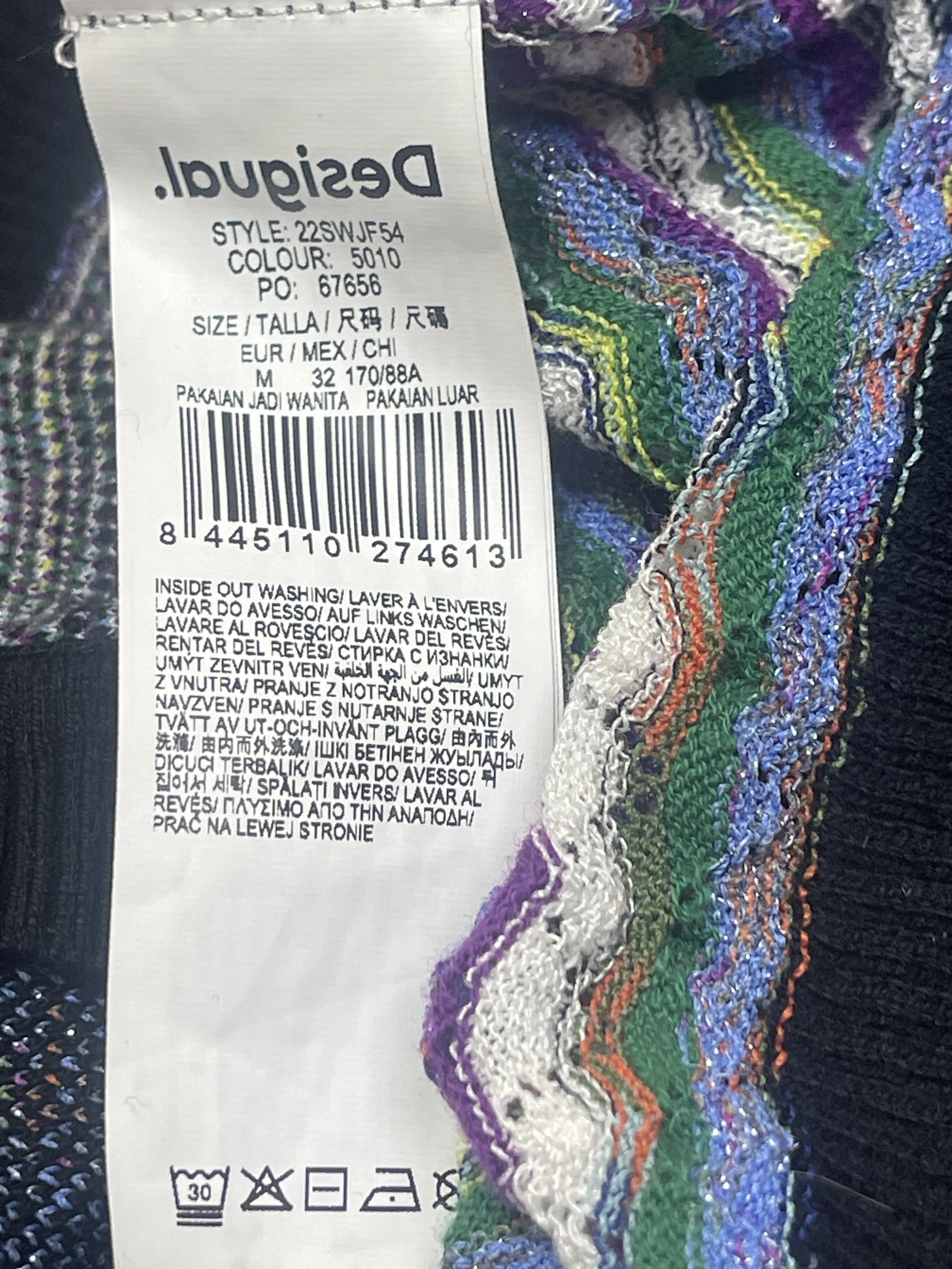Sweater Cardigan By Desigual  Size: M