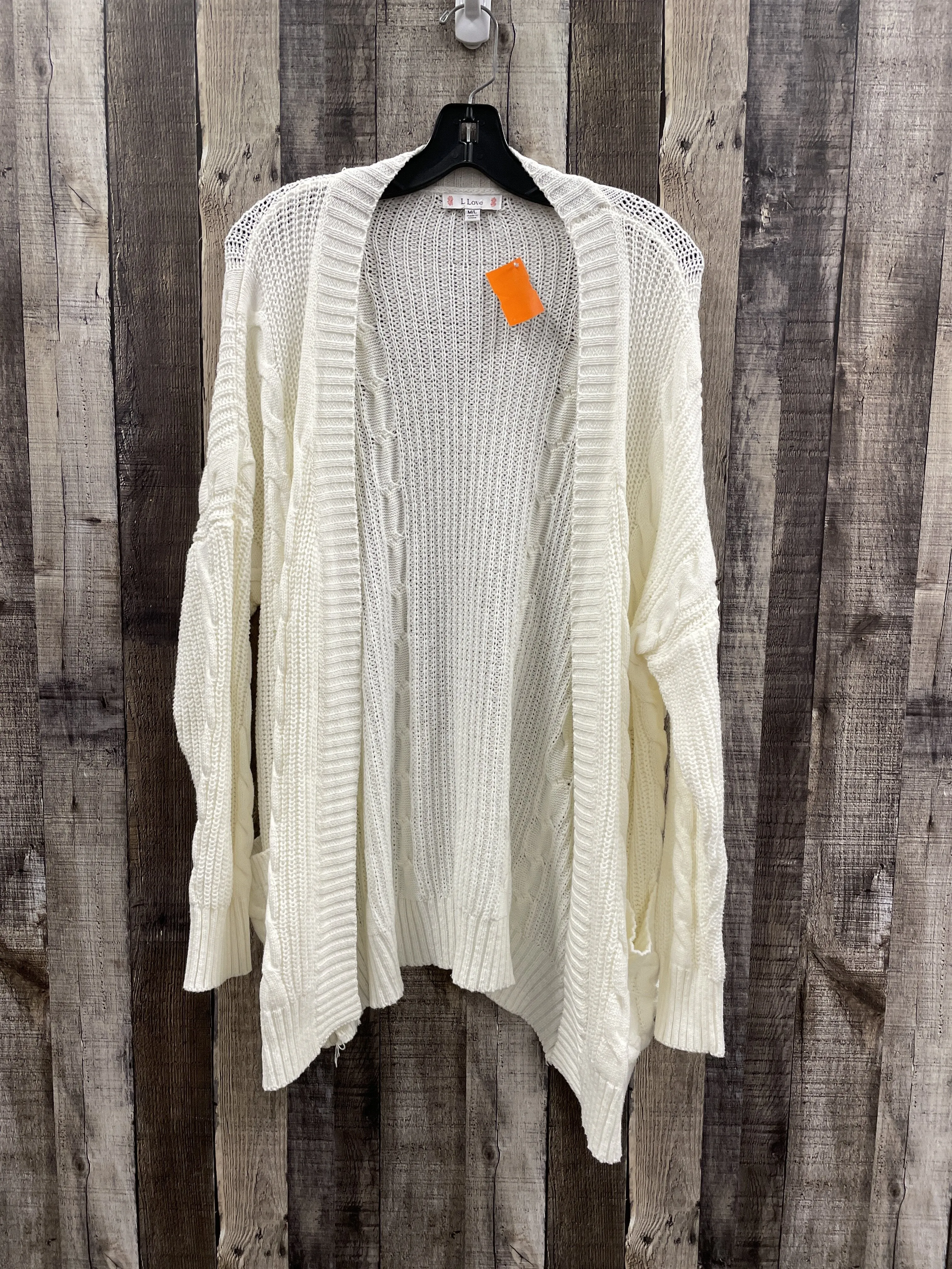 Sweater Cardigan By L Love  Size: L
