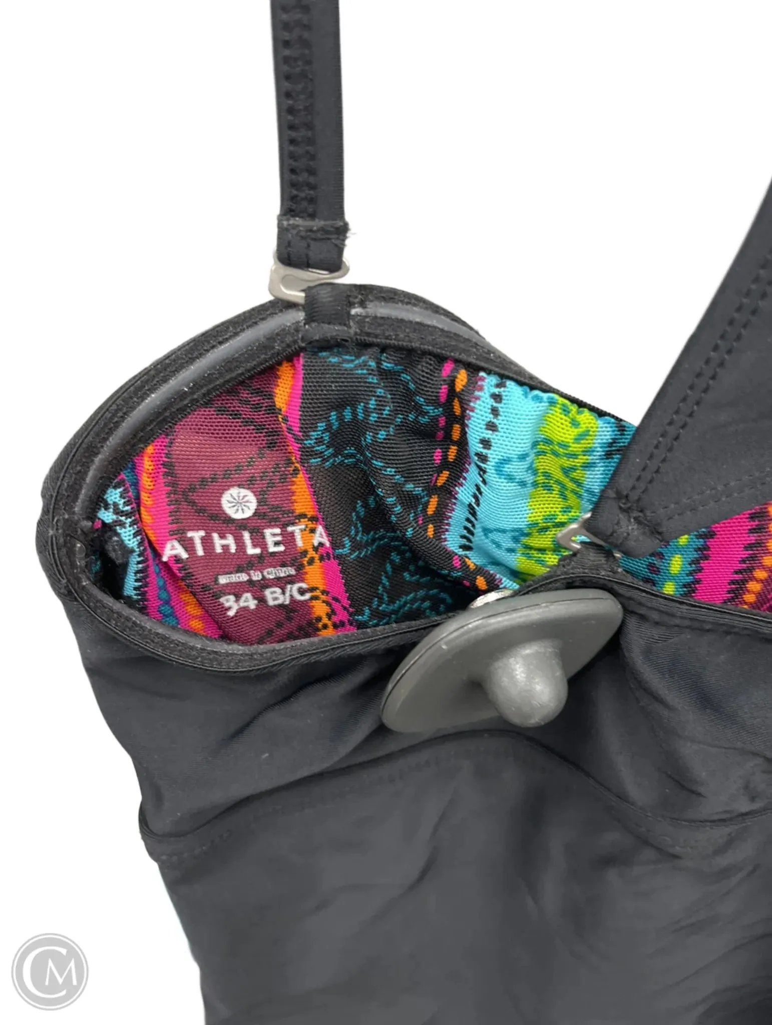 Swimsuit Top By Athleta In Black, Size: M