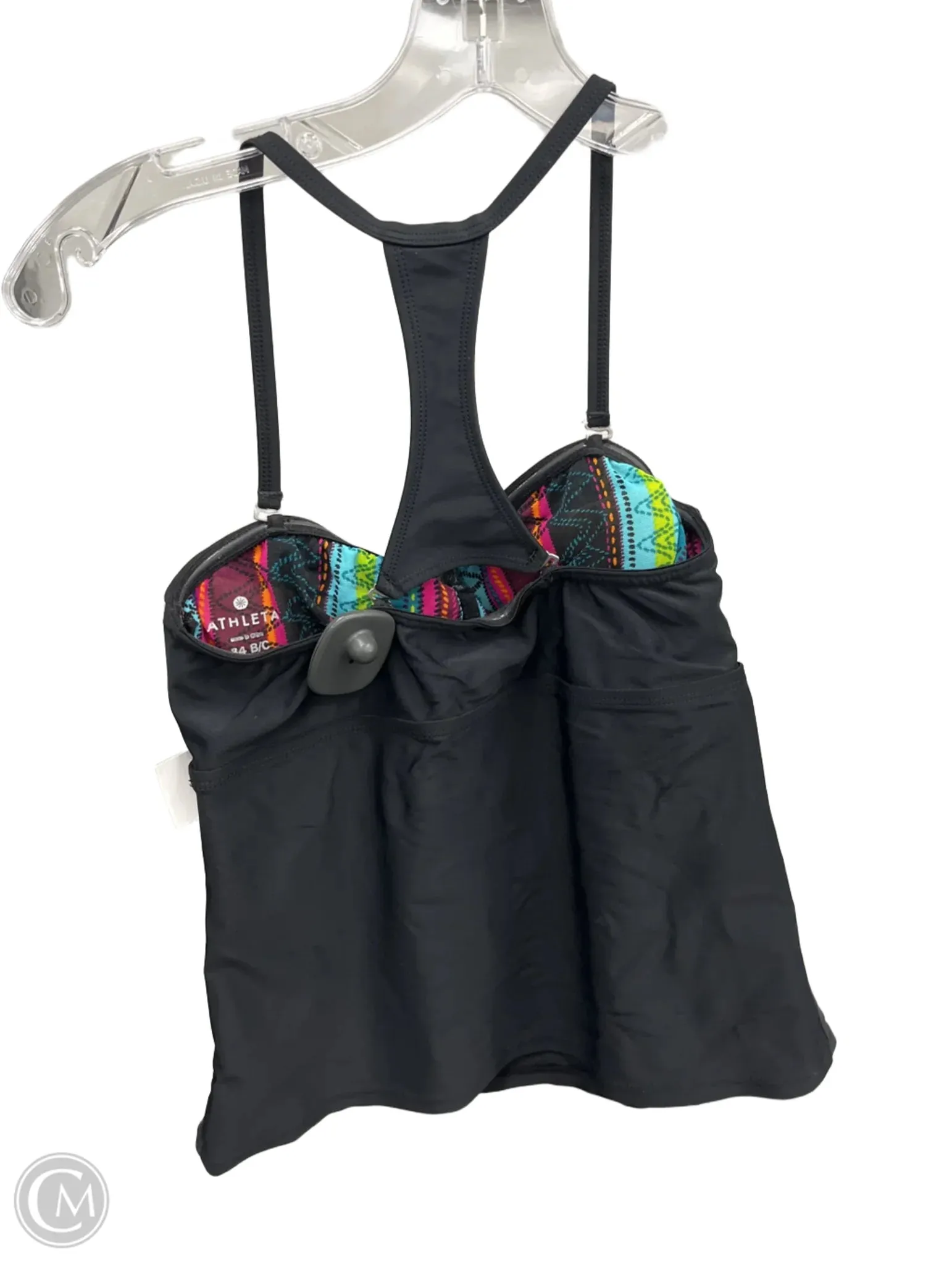 Swimsuit Top By Athleta In Black, Size: M