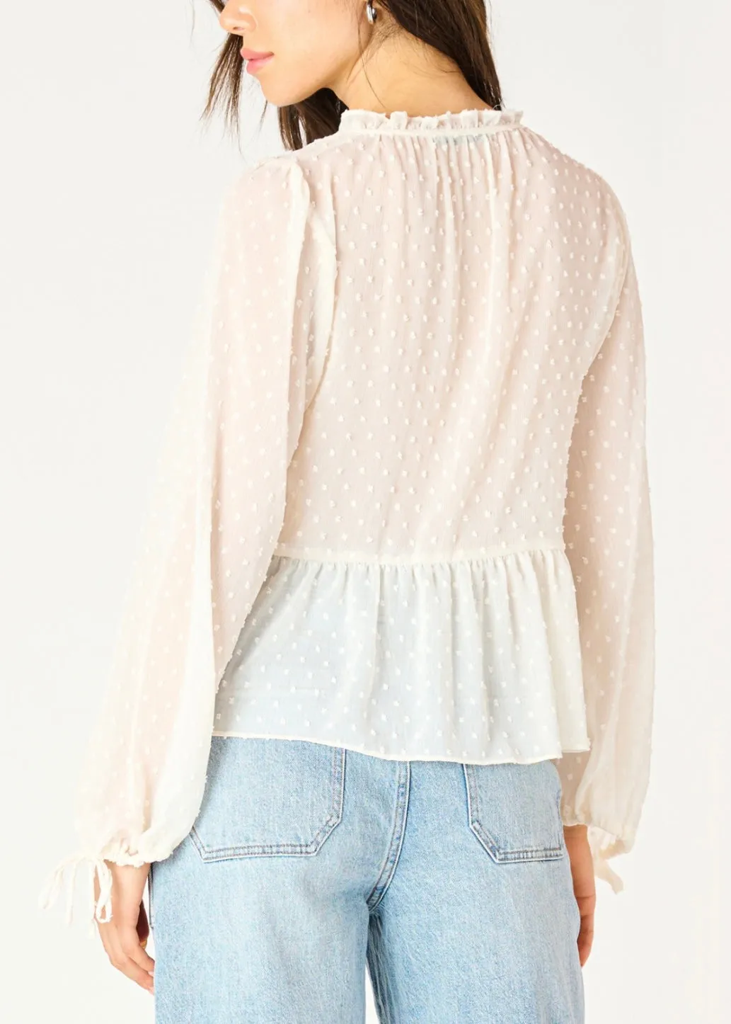 Swiss Dot Blouse