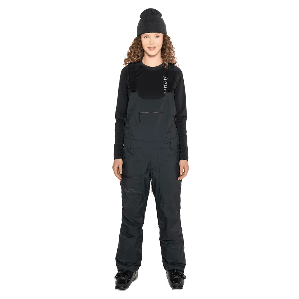 Talyah 2L cargo women's bib pants - Black